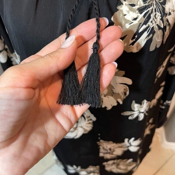 NWT Lucky Brand Floral Peasant Top - Size 1X - Picture 10 of 14